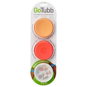 GOTUBB MD 3PK CLEAR,ORG,RED