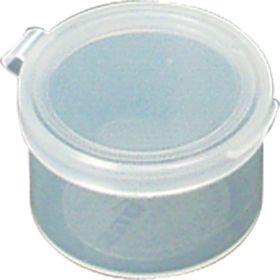 POLY VIAL 3/4 OZ 1.5"D x 1"
