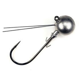 Gamakatsu Round Weedless Head 1/8oz 3ct
