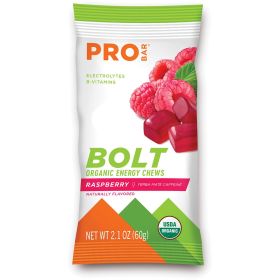 BOLT ORGANIC CHEWS RASPBERRY