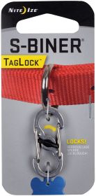 S-BINER TAG LOCK STAINLESS