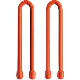 GEAR TIE 6" BRIGHT ORANGE 2PK