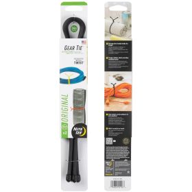 GEAR TIE 24"-BLACK 2 PK
