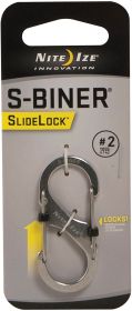 SLIDELOCK STEEL S-BINER #2 SS
