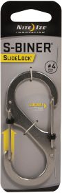 SLIDELOCK STEEL S-BINER #4 SS