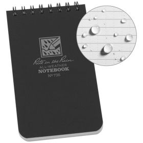 NOTEBOOK BLACK 3 X 5