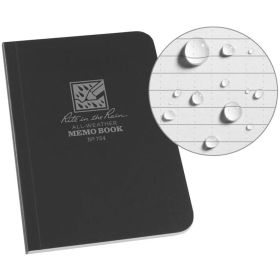 FIELD MEMO BOOK BLACK 3.5 X 5