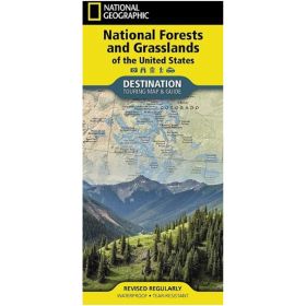 US NAT FOREST GRASSLAND MAP - NATIONAL GEOGRAPHIC