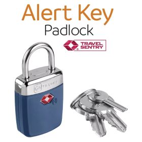 TSA ALERT KEY PADLOCK