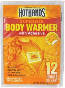 HOTHANDS BODY WARMER W/ADHSIVE