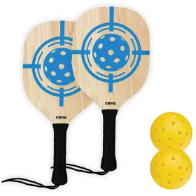 PICKLEBALL WOOD PADDLE SET
