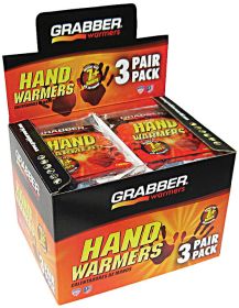GRABBER HAND WARMER (3PR) - 20 3-packs per box