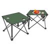 LakeForest Folding Camping Tables, Set of 2, Green