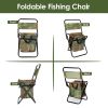 LakeForest Folding Fishing Chair, Backrest and Cooler Bag