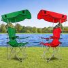 LakeForest Folding Canopy Lawn Chair, Green