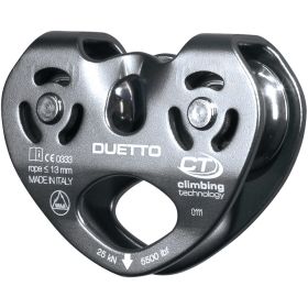 DUETTO ALUM TWIN PULLEY - EN, UIAA, CE