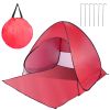 iMountek Pop Up Beach Tent, 2 to 3 Person, Red