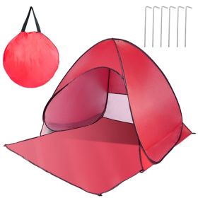 iMountek Pop Up Beach Tent, 2 to 3 Person, Red