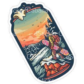 SNOWBOARDER CAN SM STCK