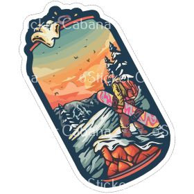 SNOWBOARDER CAN 3" MAG