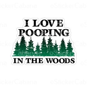 POOPING IN THE WOODS SM STCK