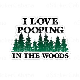 POOPING IN THE WOODS 3" MAG