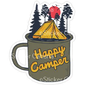 HAPPY CAMPER MUG 3" MAG