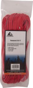 PARACORD 50 FEET RED