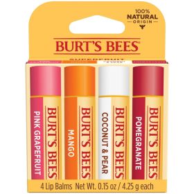 LIP BALM SUPER FRUIT BLST 4 PK