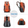 iNova 36L Outdoor Daypack, Waterproof Nylon, Orange