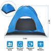iMountek 4 Person Pop Up Camping Tent, Instant Setup, Blue
