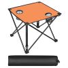 LakeForest Folding Camping Tables, Set of 2, Orange