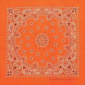 NEON PAISLEY BAND ORNG W/UPC