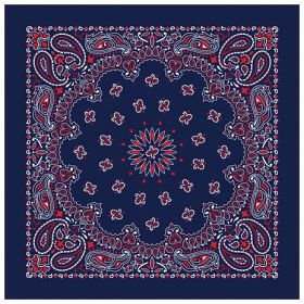 BANDANA PAISLEY BLUE/RED