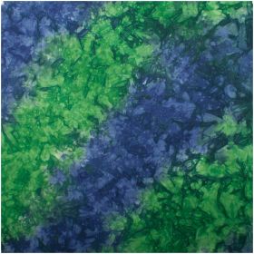 BANDANA TIE DYE BLU/GRN W/UPC - HANG TAG & UPC
