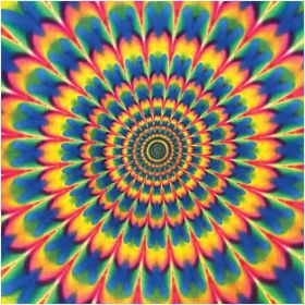 BANDANA TIE DIE PSYCHEDELIC