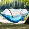 LakeForest Mosquito Net Camping Hammock, Royal Blue/Sky Blue