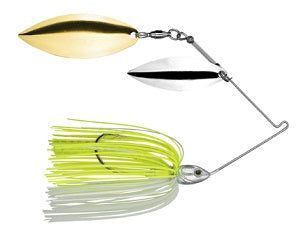 Strike King Tour Grade Spinnerbait 3/4oz Willow/Willow Chart/White