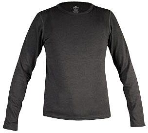 BI-PLY CREW KIDS BLK XS