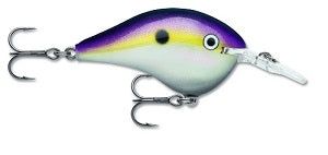Rapala DT6 Balsa Crankbait, 2 in, 3/8 oz, Dives to 6 ft