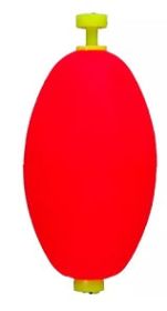 Comal Snap-On Oval Float 2.00in 25/bag Red