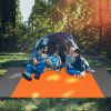 iMountek Sand Proof Picnic Blanket, 108 x 96 in, Orange