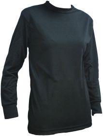 SILKYESTER BLK CREW TOP WMNS S