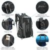 iNova 36L Outdoor Daypack, Waterproof Nylon, Black