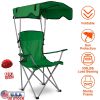LakeForest Folding Canopy Lawn Chair, Green