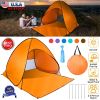 iMountek Pop Up Beach Tent, 2 to 3 Person, Orange
