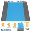 iMountek Sand Proof Picnic Blanket, 108 x 96 in, Orange