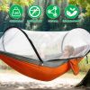 LakeForest Mosquito Net Camping Hammock, Orange/Grey