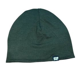 MERINO WOOL BEANIE H GREEN