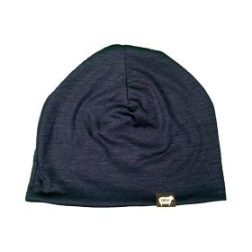 MERINO WOOL BEANIE D BLUE